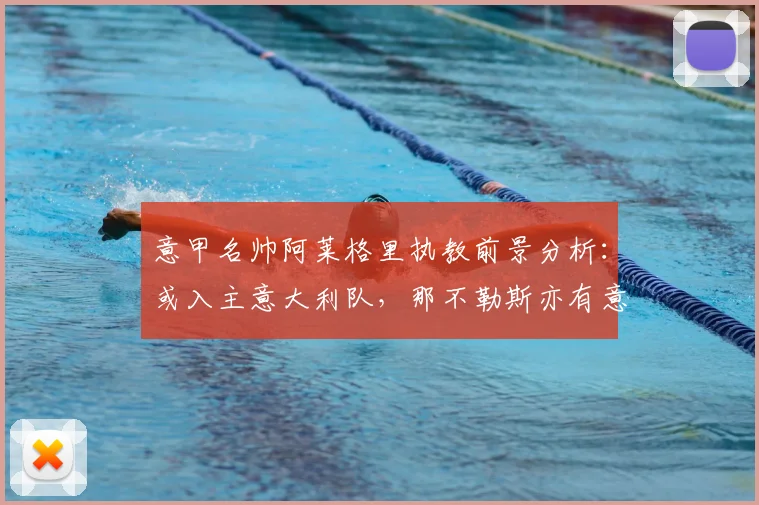 意甲名帅阿莱格里执教前景分析:或入主意大利队,那不勒斯亦有意向